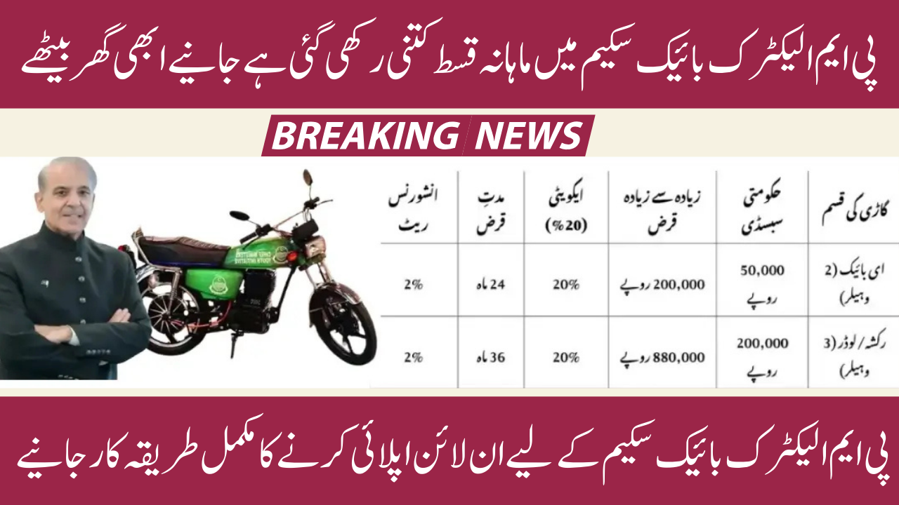 PM Electric Bike Scheme 2025 Complete Monthly Repayment Plan